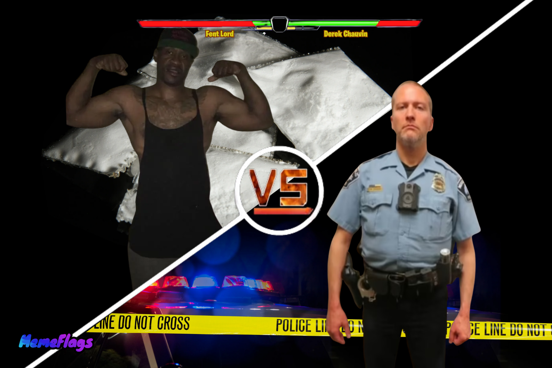 Funny "FL vs DC" Bedroom Flag