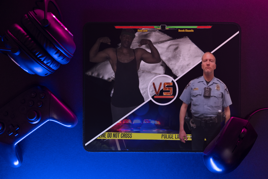 Funny "FL vs DC" Meme Mouse Pad