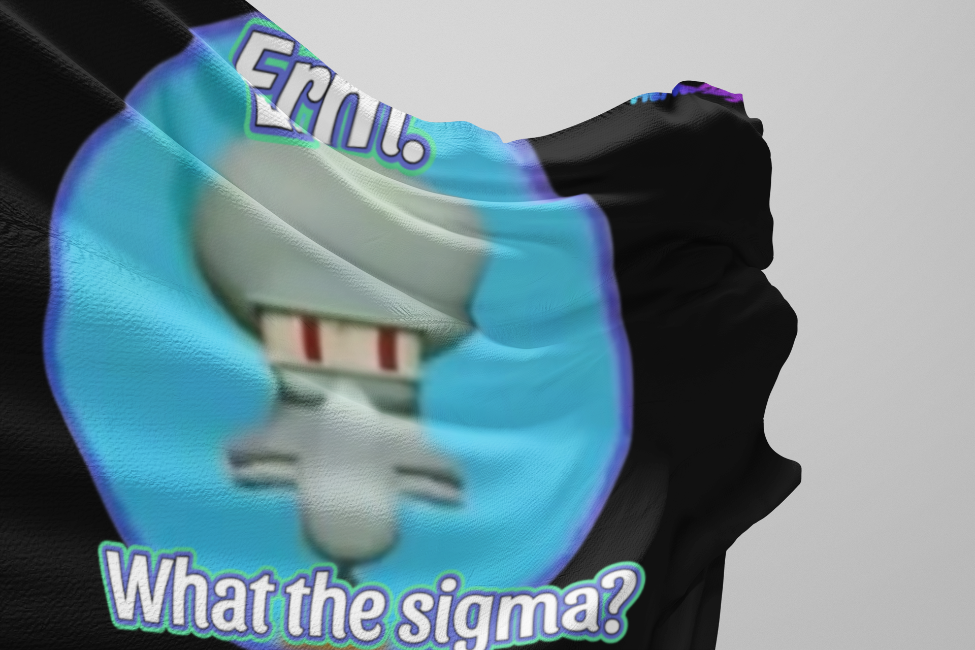 Funny "What the sigma" Bedroom Flag