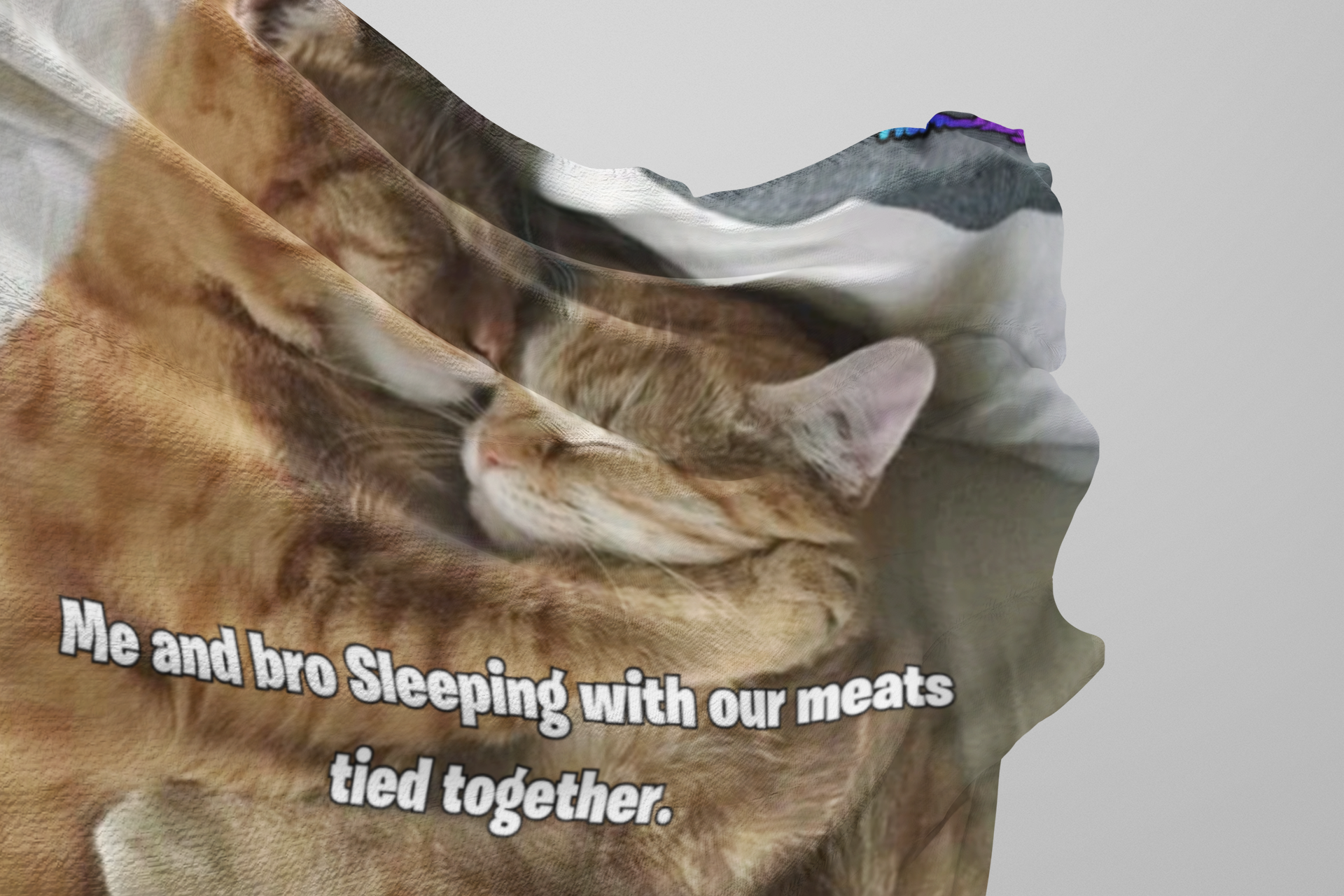 Funny "Meats Tied" Bedroom Flag