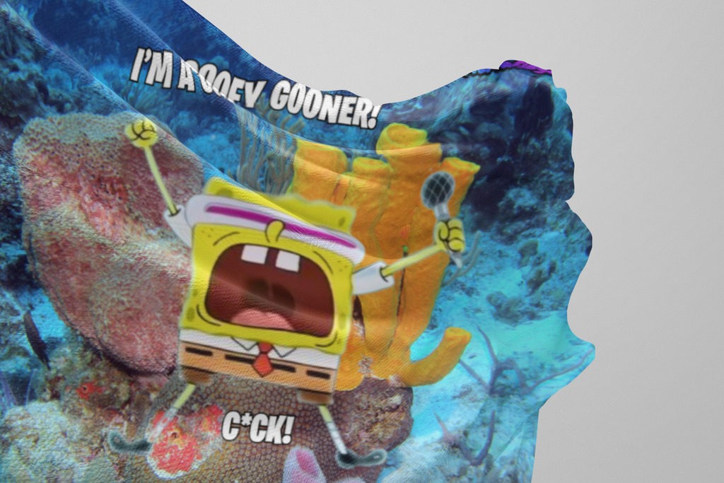 Funny "Goofy Gooner" Bedroom Flag