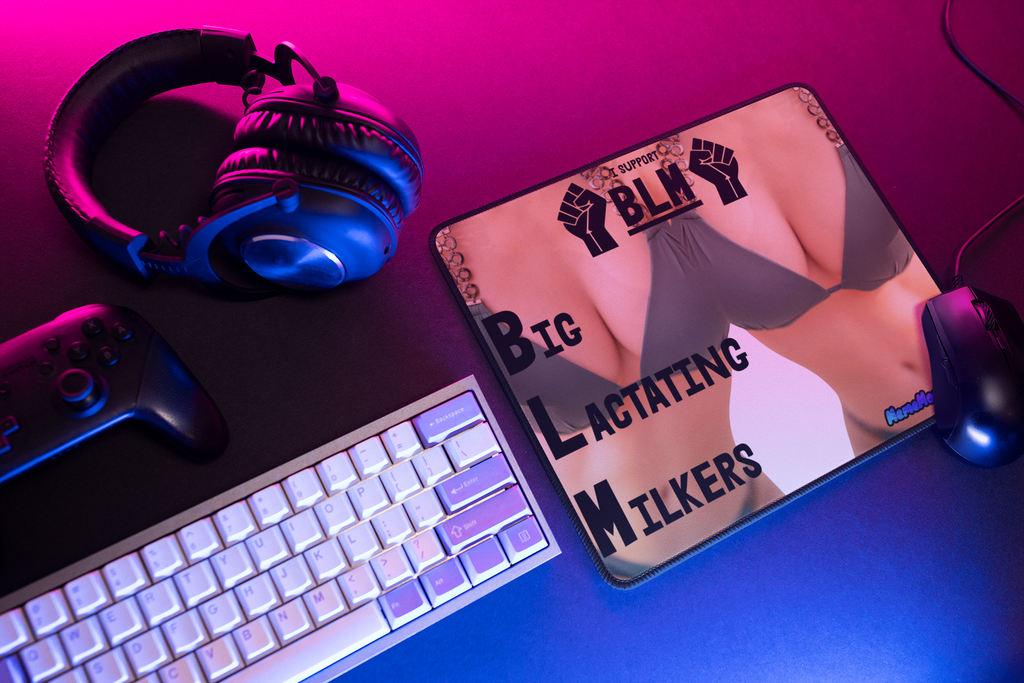 Funny "BLM" Meme Mouse Pad