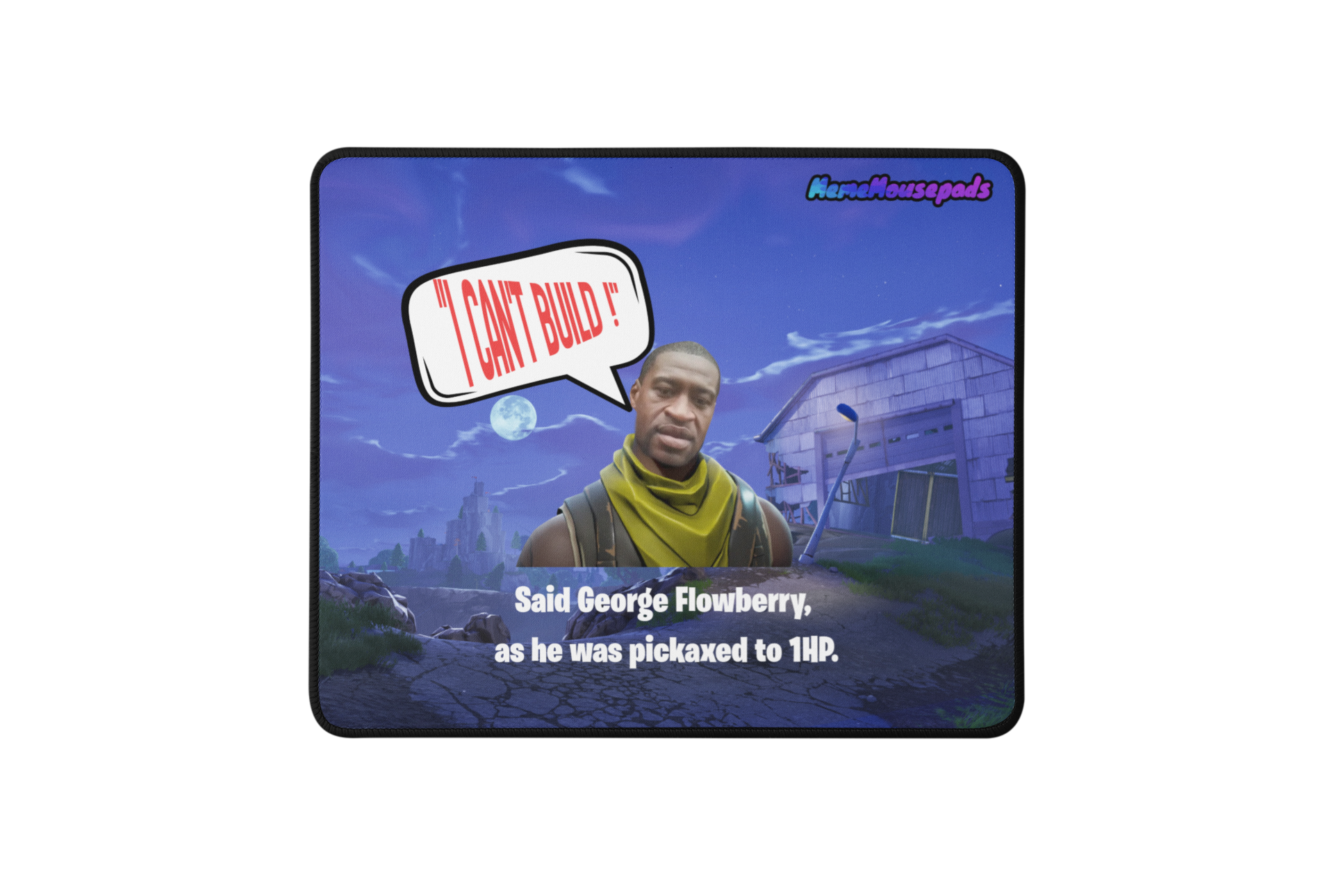 Funny "George Flowberry" Meme Mouse Pad